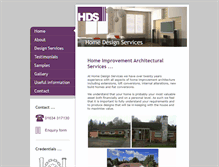 Tablet Screenshot of homedesignservices.co.uk